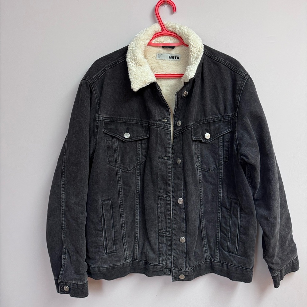 Sherpa lined jean jacket